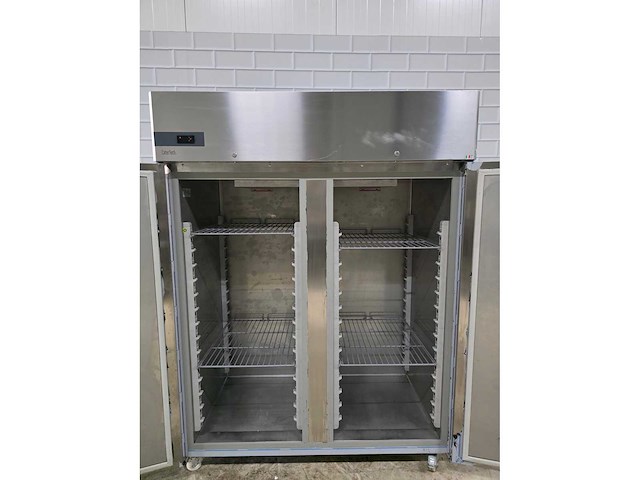 Catertech - an14y2500-bo-dubbeldeurs mobiele rvs koeling - afbeelding 9 van  11