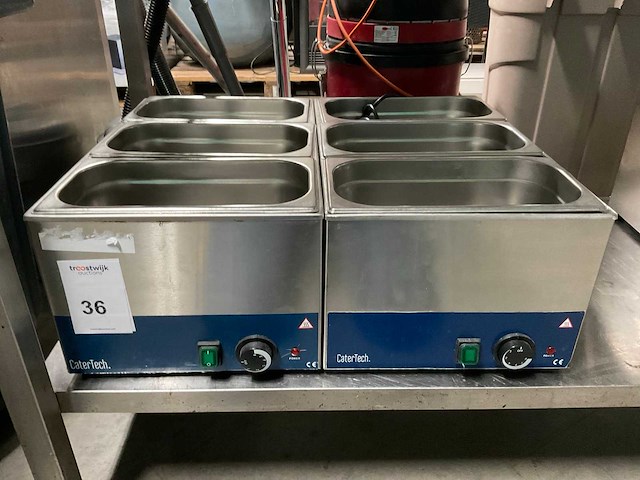 Catertech bain marie au-bain-marie (2x) - afbeelding 1 van  4