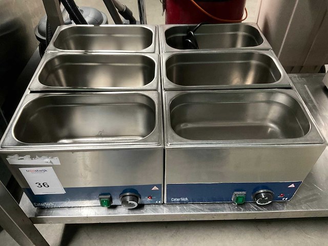 Catertech bain marie au-bain-marie (2x) - afbeelding 2 van  4