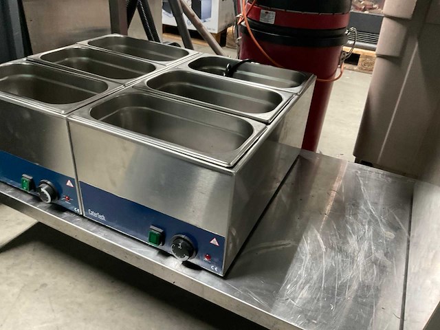 Catertech bain marie au-bain-marie (2x) - afbeelding 3 van  4