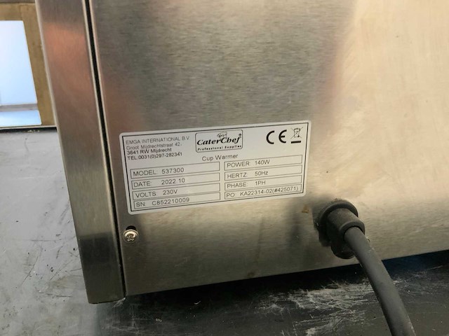 Catertech kopjeswarmwer - afbeelding 8 van  8