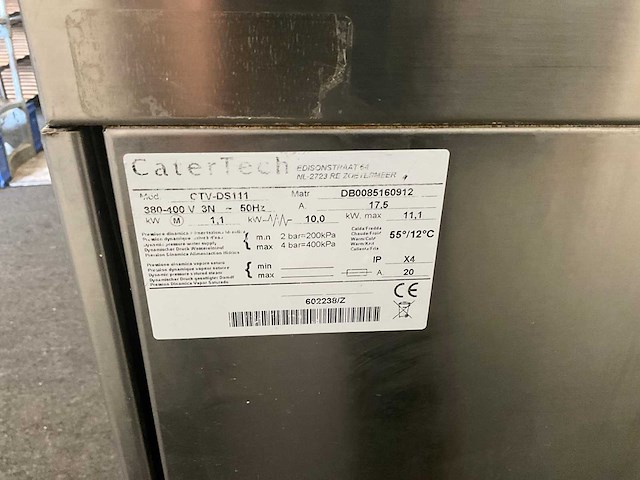 Catertech korvenvaatwasmachine - afbeelding 9 van  9