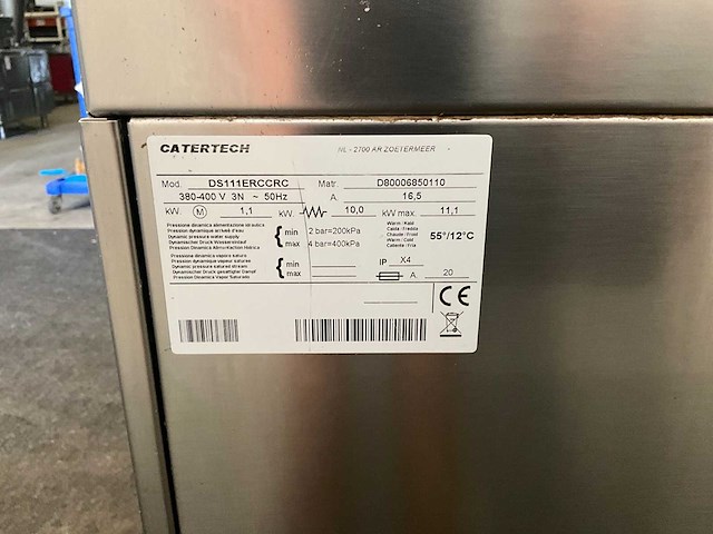 Catertech korvenvaatwasmachine - afbeelding 2 van  10