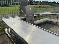 Catertech korvenvaatwasmachine+aan/afvoertafel - afbeelding 3 van  11