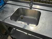 Catertech korvenvaatwasmachine+aan/afvoertafel - afbeelding 10 van  11