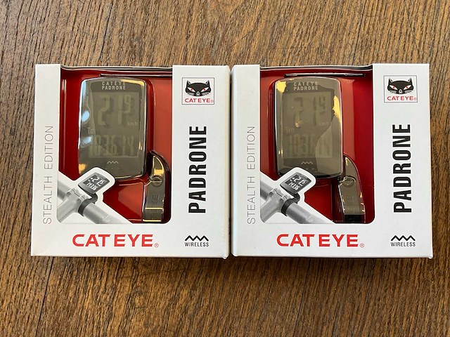 Cateye padrone+ fietscomputer (2x) - afbeelding 1 van  2