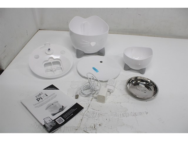 Catit pixi fountain combo kit kattendrinkbak wit - afbeelding 5 van  6