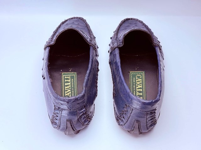 Cavalli struisvogel leren dames schoenen, maat 40,5 - afbeelding 3 van  6
