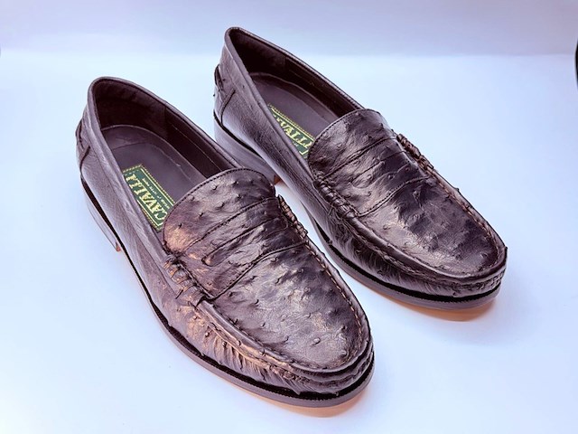 Cavalli struisvogel leren schoenen - maat 41 - afbeelding 4 van  11