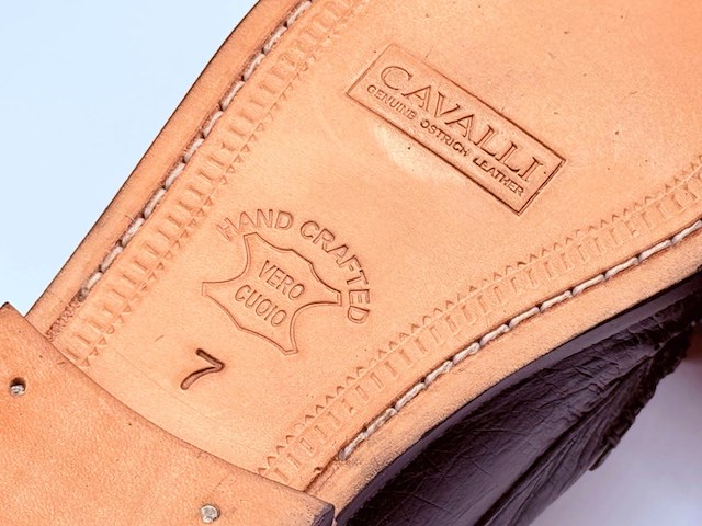 Cavalli struisvogel leren schoenen - maat 41 - afbeelding 5 van  11
