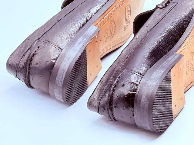 Cavalli struisvogel leren schoenen - maat 41 - afbeelding 9 van  11