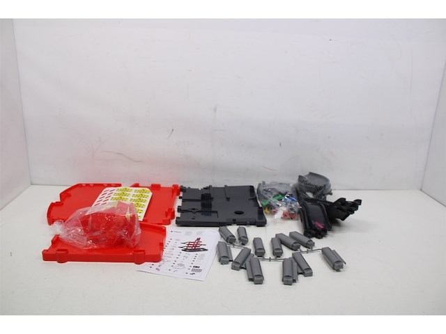 Cavallino racing parkeergarage en auto's speelset rood - afbeelding 2 van  3