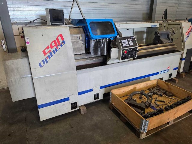 Cazeneuve - 2003 - optica 590 - teach-in draaibank - afbeelding 3 van  11