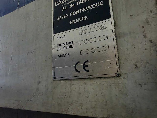 Cazeneuve - 2003 - optica 590 - teach-in draaibank - afbeelding 11 van  11