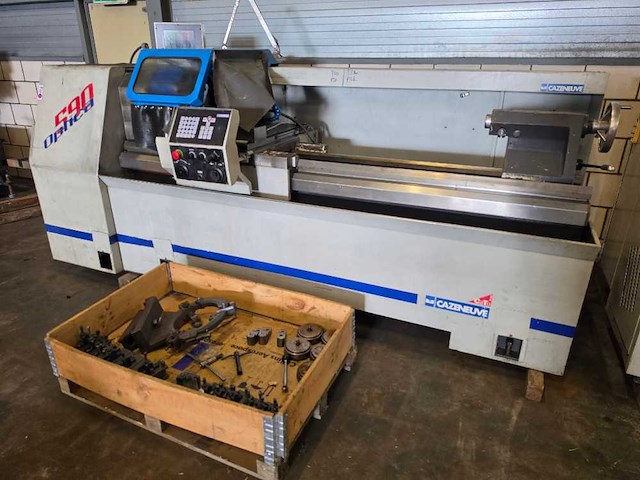 Cazeneuve - 2003 - optica 590 - teach-in draaibank - afbeelding 1 van  11