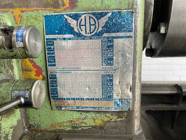 Cazeneuve - hb 36, 660x2000mm - horizontal lathe - 1970 - afbeelding 11 van  11