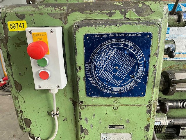 Cazeneuve - hb 36, 660x2000mm - horizontal lathe - 1970 - afbeelding 2 van  11