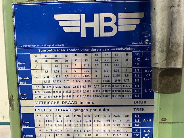 Cazeneuve hb conventionele draaibank - afbeelding 16 van  26