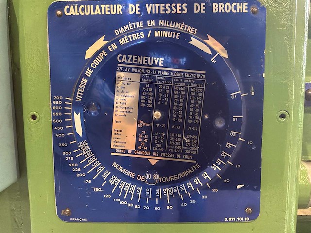 Cazeneuve hb500 draaibank - afbeelding 9 van  16