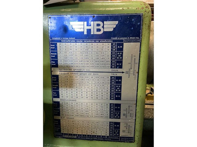 Cazeneuve hb575 universele draaibank - afbeelding 21 van  27