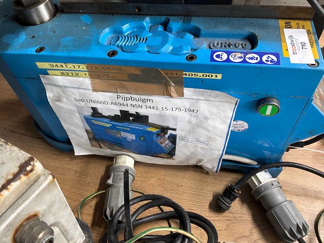 Cbc uni 60 dig pijpenbuig machine - afbeelding 2 van  5