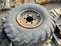 Cccp band, wiel en velg 3.20-457 unimog army - afbeelding 3 van  7