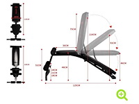 Cclife - fitness trainingsbank - afbeelding 2 van  2