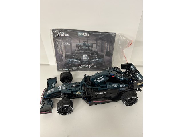 C&co blocks c014 formule 1 racewagen - schaal 1:12 (1089 pcs. met boekje) - afbeelding 1 van  3