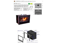 Cc/sp 749 - inzethaard - houtkachel - afbeelding 2 van  5