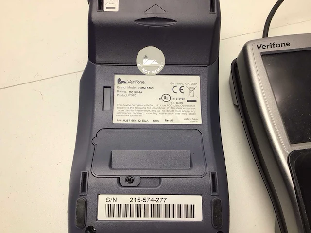 Ccv vx 820 pin automaat / betaalautomaat - afbeelding 3 van  3