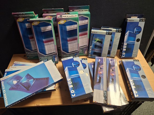 Cd opbergsystemen diverse modellen 20 stuks - afbeelding 1 van  3