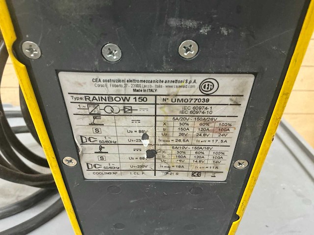 Cea rainbow 150 elektrode lasapparaat - afbeelding 5 van  5
