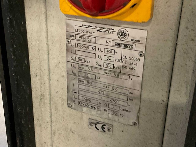 Cea welding ppn 53 puntlasmachine - afbeelding 8 van  8