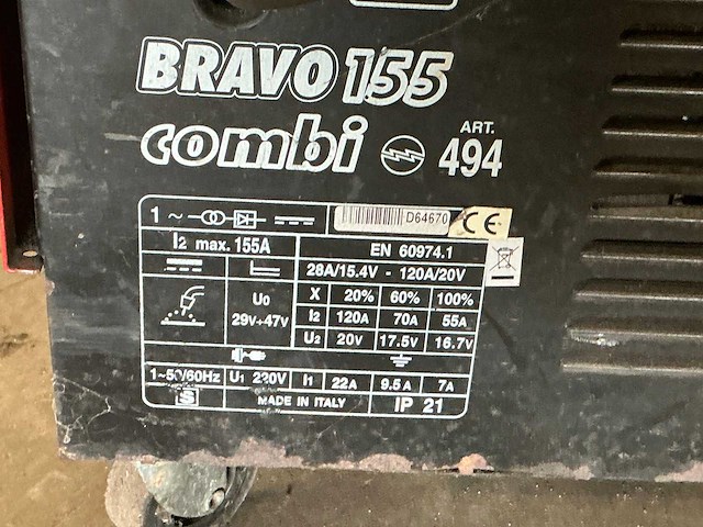 Cebora bravo155 mig lasapparaat - afbeelding 3 van  4