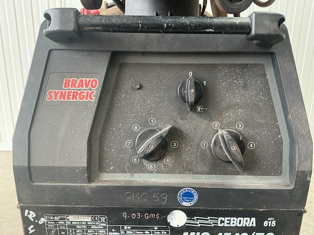 Cebora mig 4540/ts lasapparaat - afbeelding 7 van  10