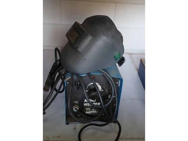 Cebora mono welder mma lasapparaat incl. laskap - afbeelding 1 van  7