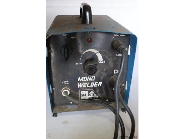 Cebora mono welder mma lasapparaat incl. laskap - afbeelding 2 van  7