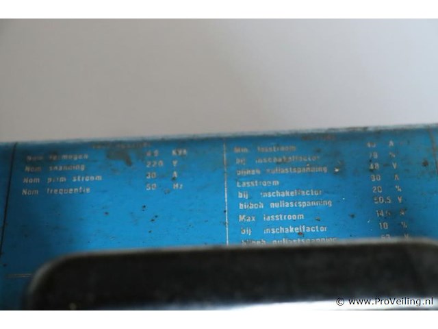 Cebora mono welder mma lasapparaat incl. laskap - afbeelding 4 van  7