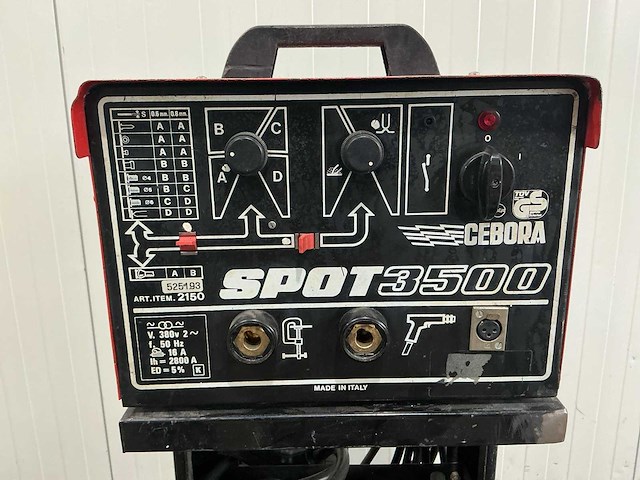 Cebora spot3500 lasapparaat - afbeelding 6 van  9