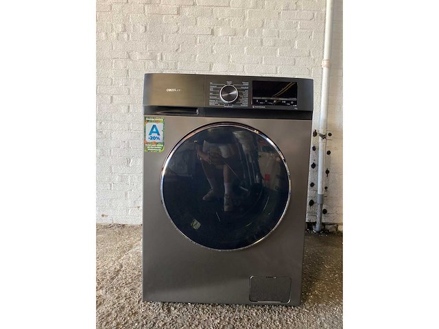 Cecotec a01_eu01_100638 wasmachine voorlader 12 kg 1400 rpm grijs - afbeelding 1 van  4
