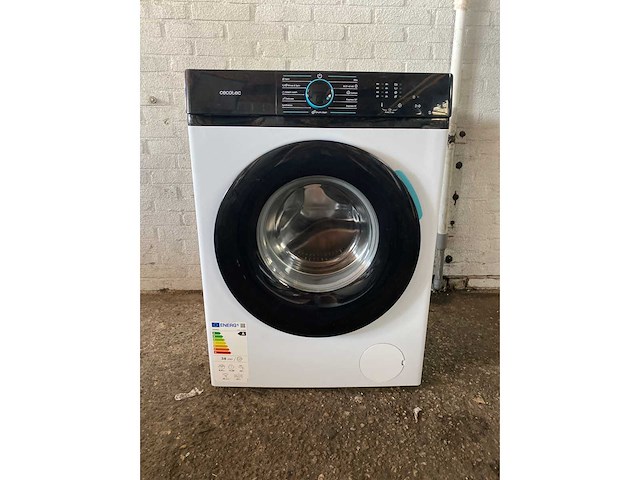 Cecotec bolero dresscode 8110 wasmachine voorlader 8 kg 1200 rpm wit- duits display - afbeelding 2 van  5