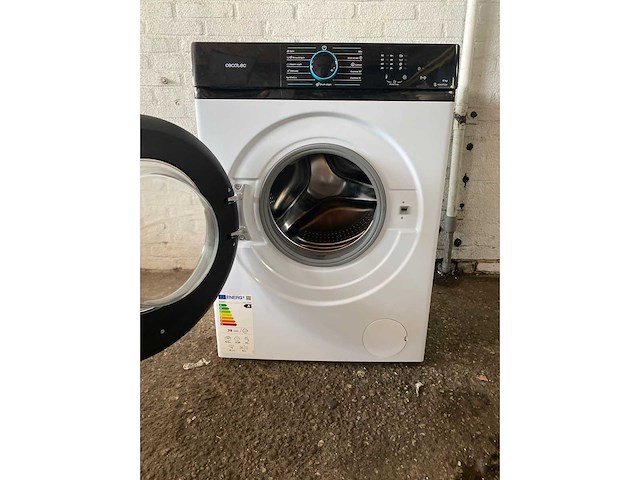 Cecotec bolero dresscode 8110 wasmachine voorlader 8 kg 1200 rpm wit- duits display - afbeelding 5 van  5