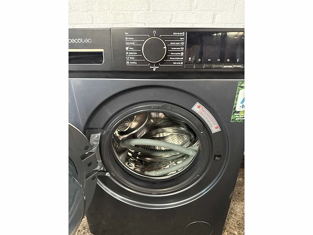 Cecotec bolero dresscode 8610 wasmachine voorlader 8 kg 1400 rpm blauw- duits display - afbeelding 2 van  5
