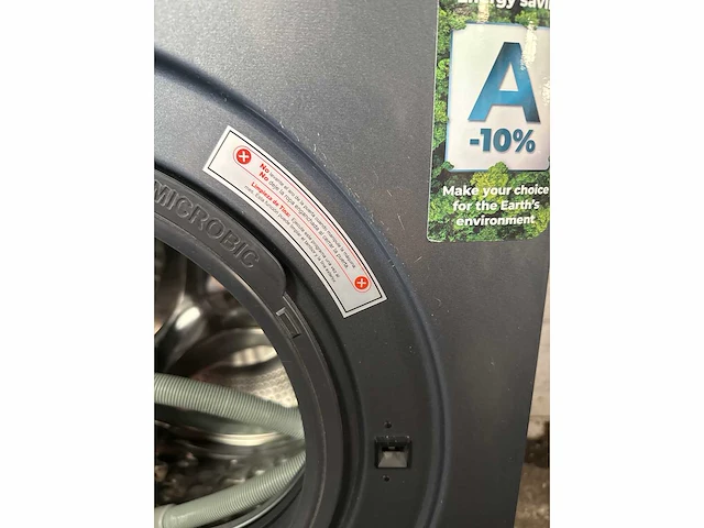 Cecotec bolero dresscode 8610 wasmachine voorlader 8 kg 1400 rpm blauw- duits display - afbeelding 5 van  5