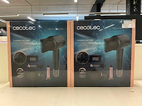 Cecotec dryglam waves black haardroger (2x) - afbeelding 1 van  4