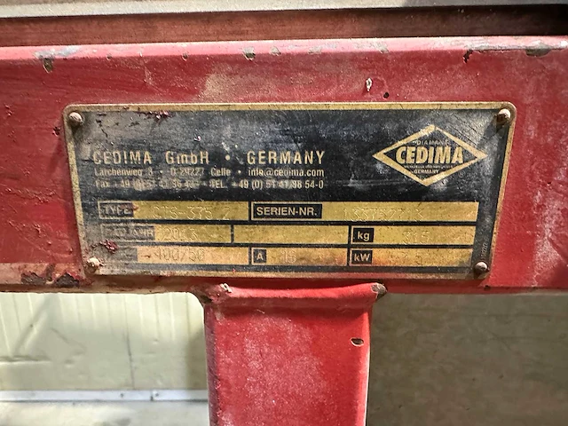 Cedima cvs 375.2 blokkenzaag - afbeelding 4 van  5