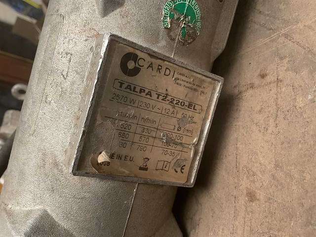 Cedima h-201 boorstandaard met kernboormachine - afbeelding 6 van  8