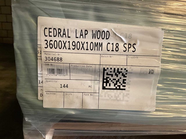 Cedral - lap wood - gevelstrook - leisteengrijs - 360x190x1 cm (130x) - afbeelding 6 van  9