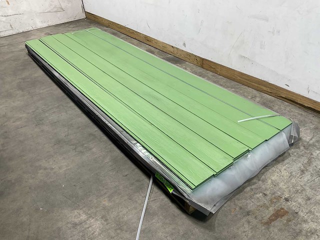 Cedral gevelstrook - brandklasse a2 - appelgroen - 360x18,6x1,2 cm (39x) - afbeelding 1 van  6