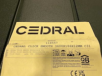 Cedral gevelstrook - brandklasse a2 - engelsgroen - 360x18,6x1,2 cm (144x) - afbeelding 3 van  5